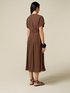 Rochie midi cu m&acirc;neci kimono image number 1