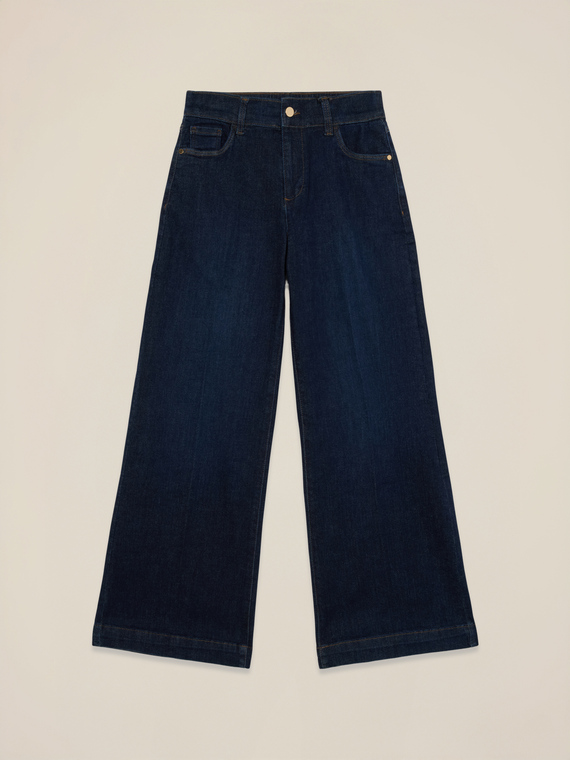 Jeans mit weitem Bein