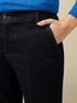 Blue rinse stovepipe jeans image number 2
