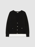 Overlay effect cardigan image number 3
