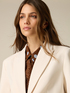 Blazer simple boutonnage avec bouton recouvert image number 2