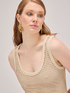 Long lurex knit dress image number 2