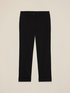 Pantalones regular en tejido scuba crep&eacute; image number 4