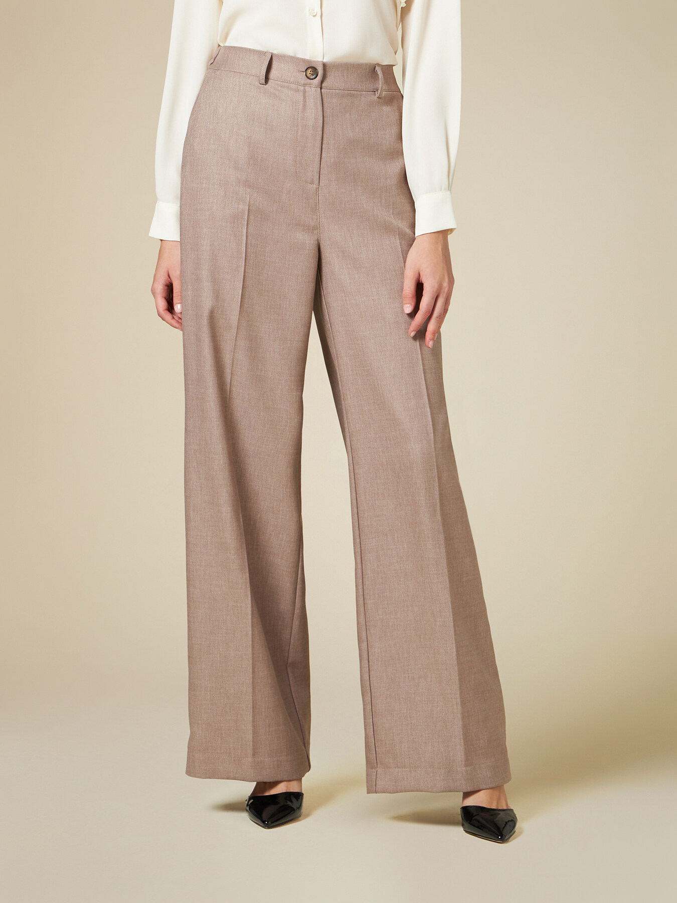 Pantalon &agrave; jambe large image number 3