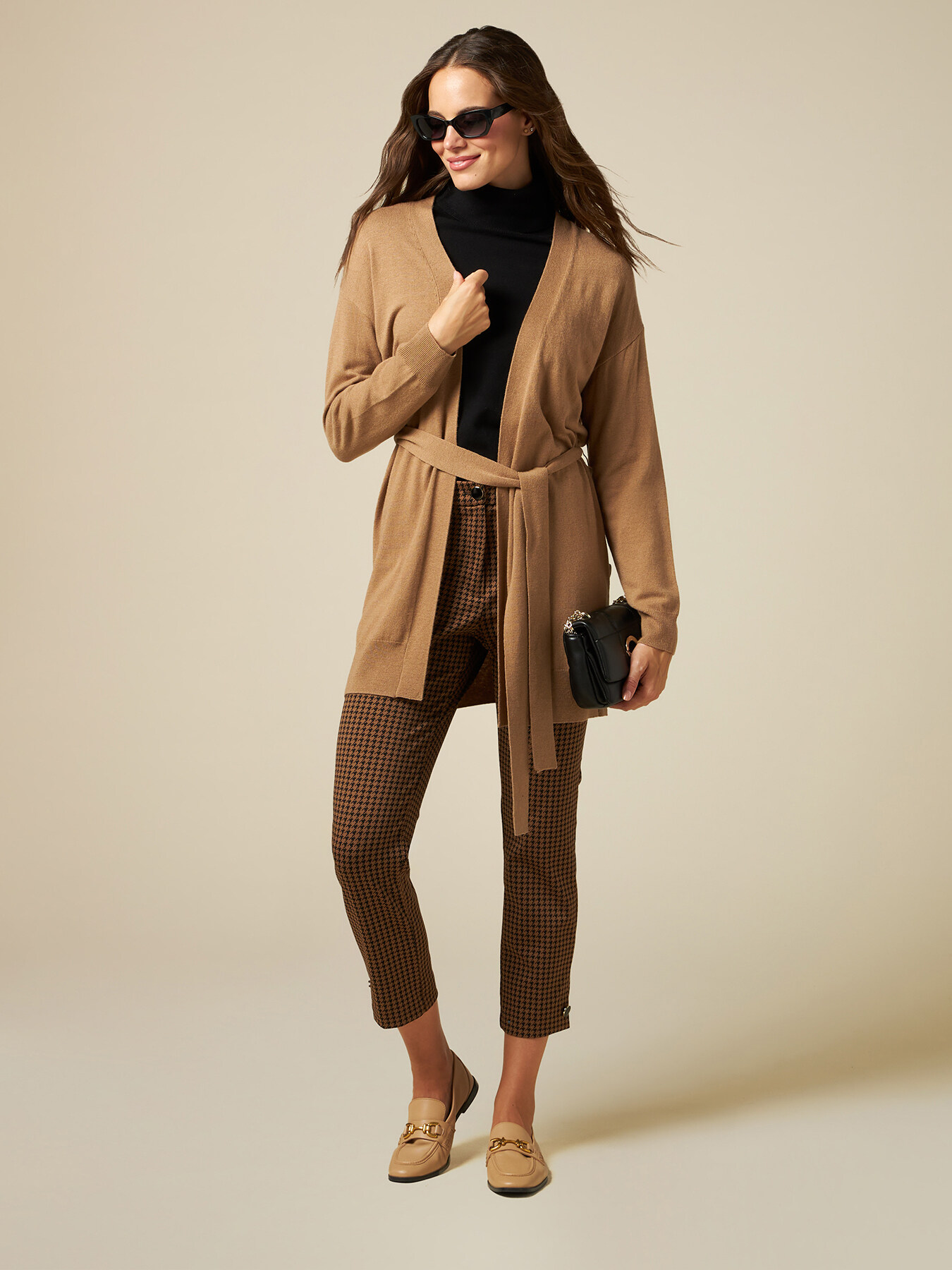 Cardigan lungo misto cashmere image number 3