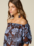 Off-shoulder cotton blouse image number 2