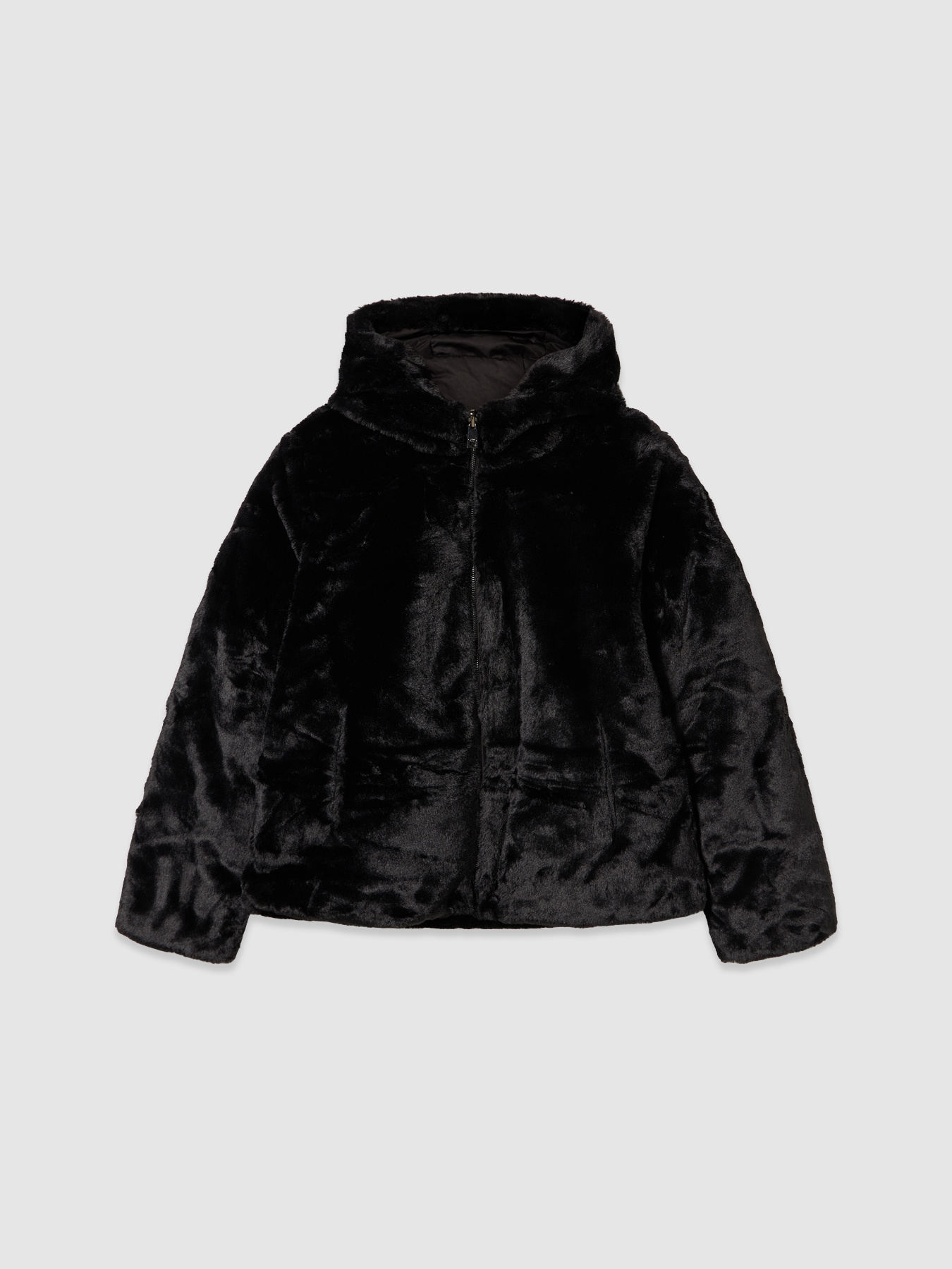 Pelliccia sintetica reversibile image number 5