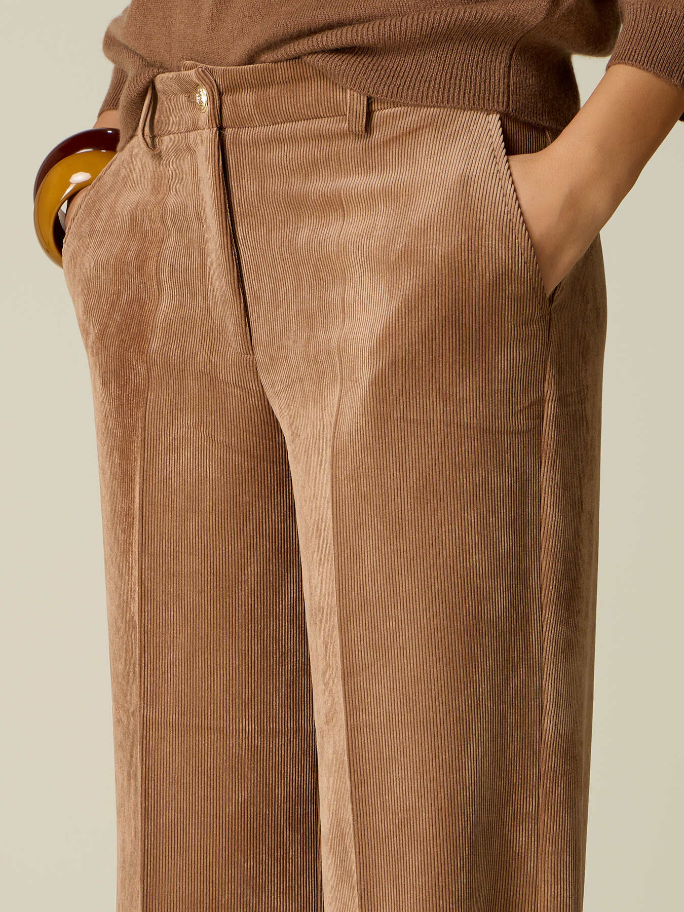 Palazzo-Hose aus Cord image number 2