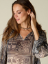Patterned viscose blouse image number 2