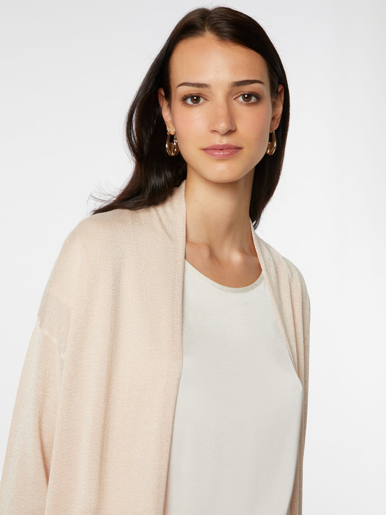 Cardigan lungo lurex image number 2