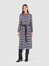 Patterned chemisier dress image number 0