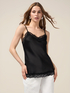Top lingerie in satin and lace image number 0