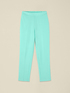 Regular pants in cr&ecirc;pe fabric image number 4
