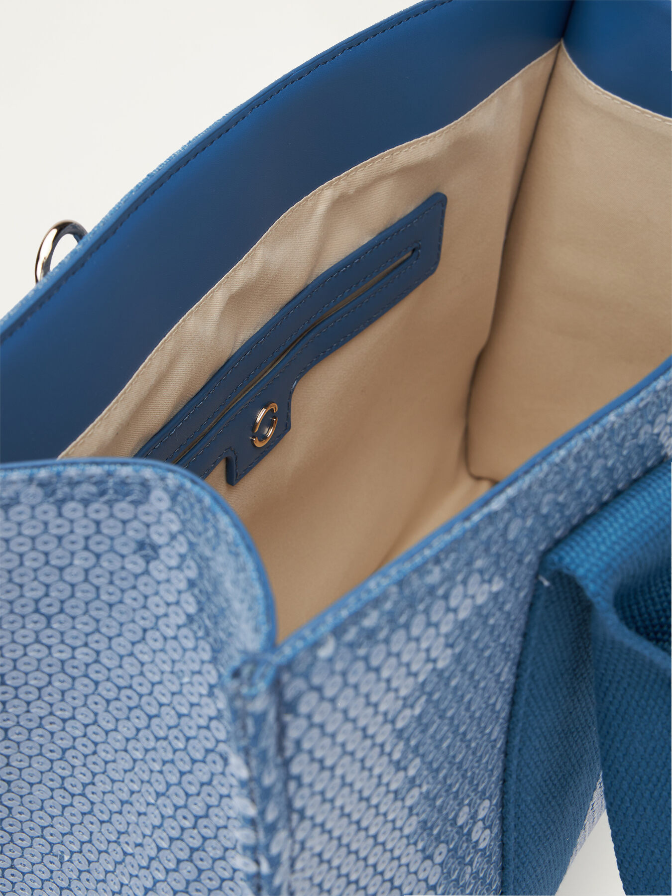 Shopper-Tasche mit Pailletten image number 4