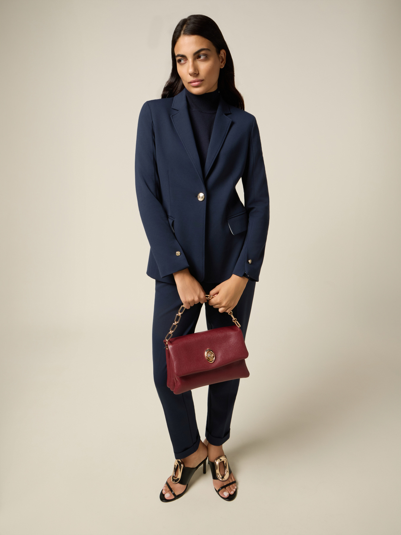 Blazer in punto milano image number 3
