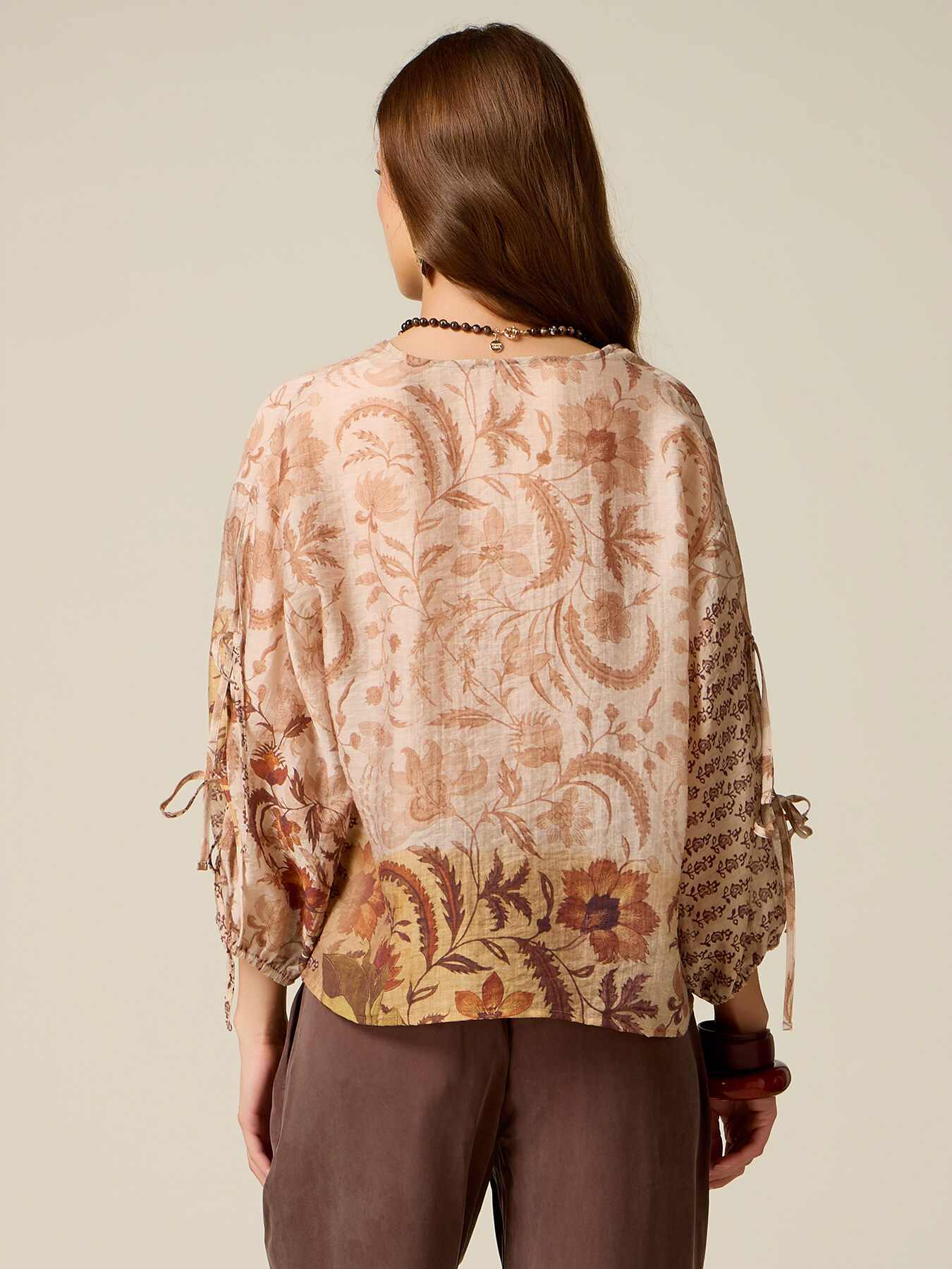 Blouse fantaisie m&eacute;lange lyocell image number 1