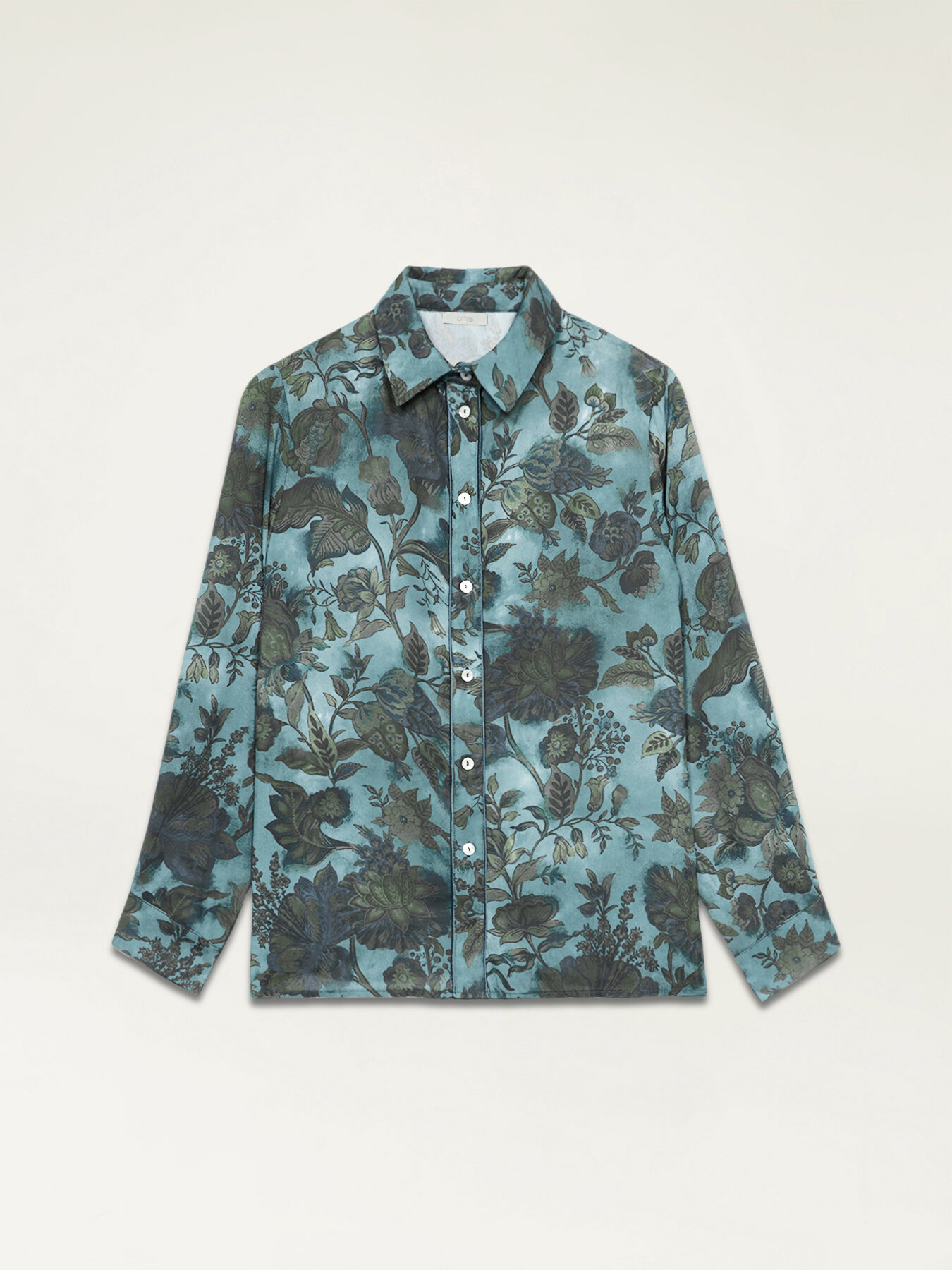 Hemdbluse Blumenmuster image number 3