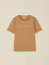 T-shirt with embroidered lettering image number 3