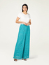 Pantaloni palazzo in pizzo image number 0