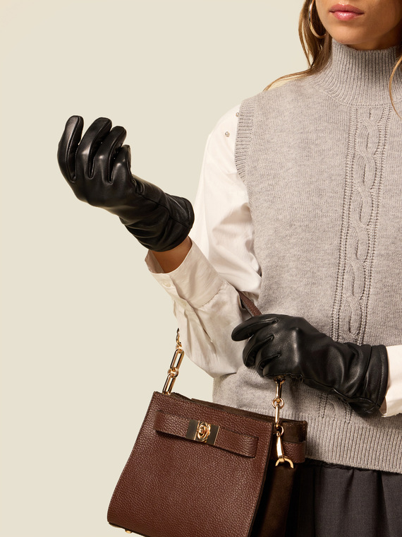 Guanti in vera pelle