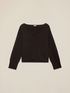 Viskose-Mischgewebe Pullover mit V-Ausschnitt image number 3