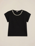 T-shirt con applicazione gioiello image number 4