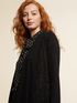 Cardigan misto cashmere con pizzo image number 2
