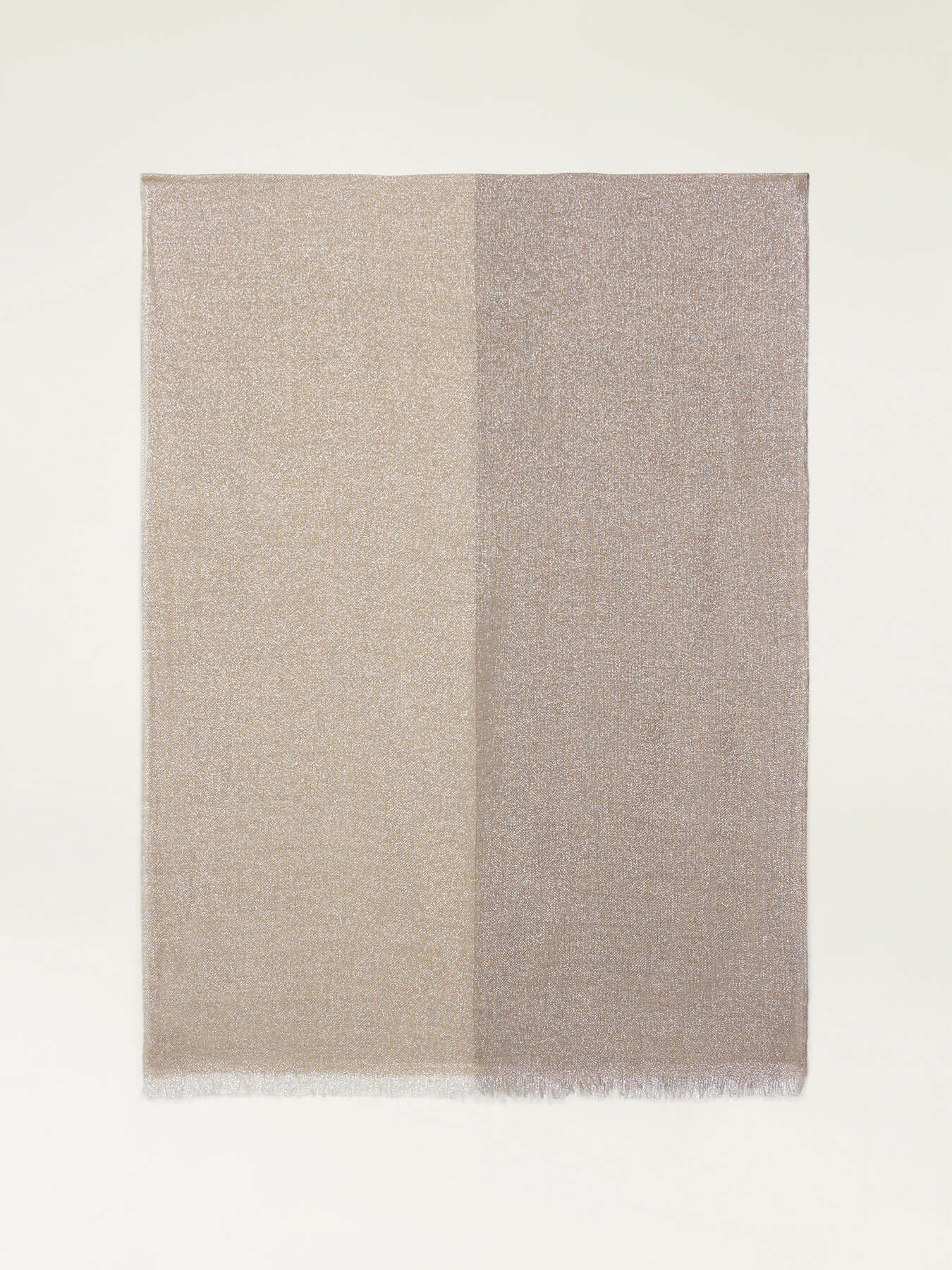 Two-colour lurex scarf image number 1