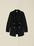Double-breasted blazer in technical fabric image number 3