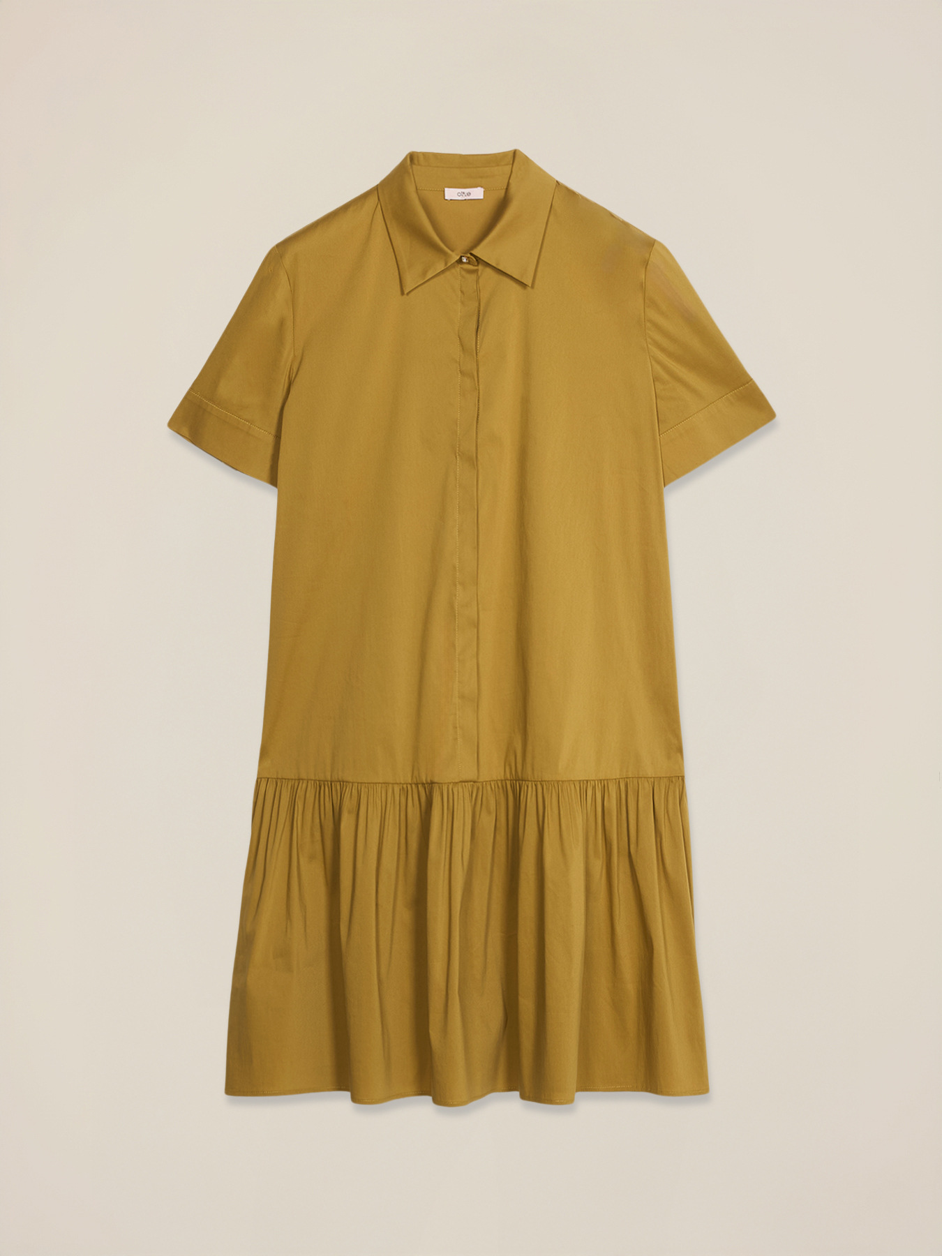 Robe chemisier &agrave; volant image number 4
