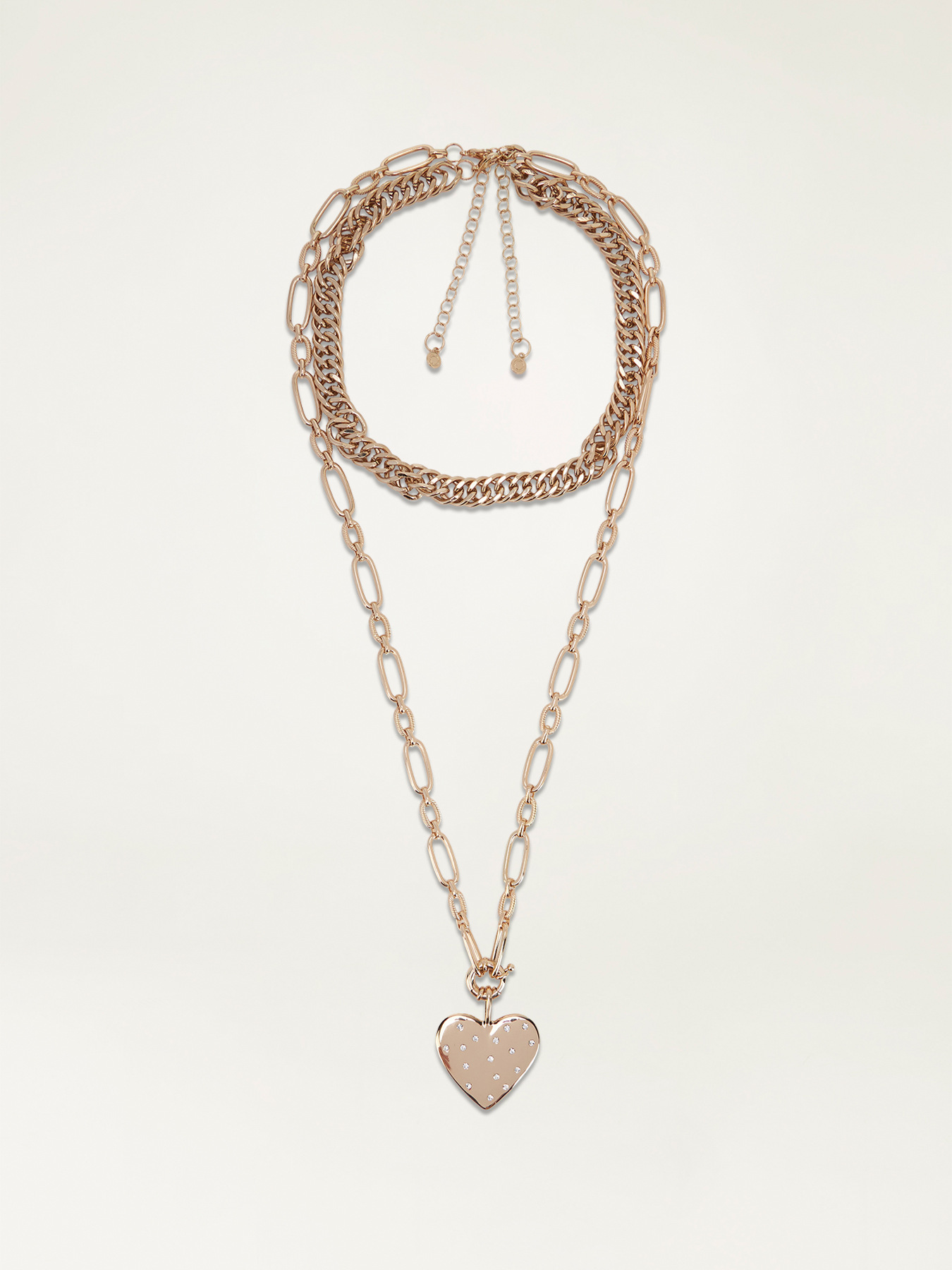 Collier avec pendentif en cœur image number 1