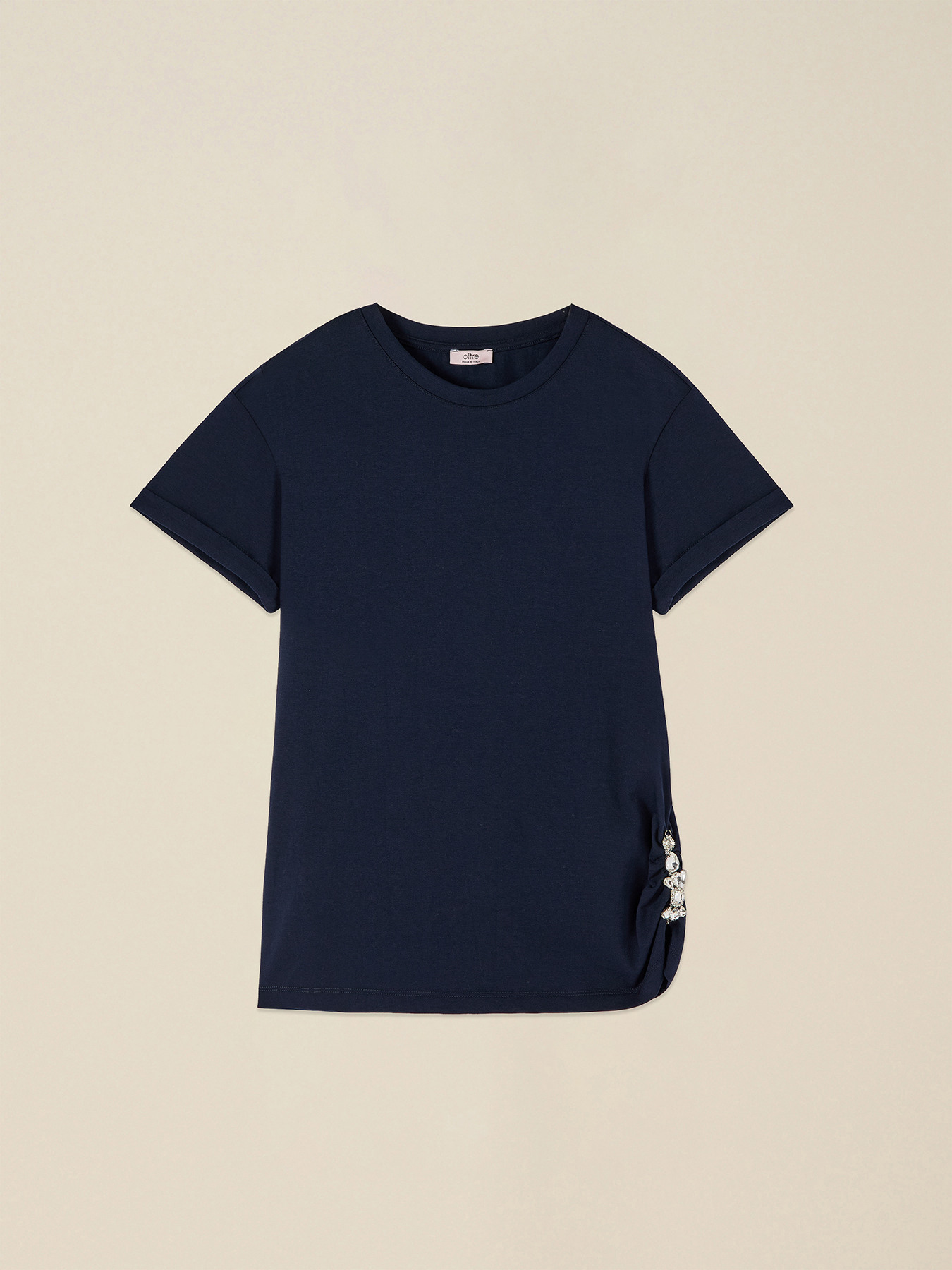 T-shirt with jewel detail image number 3