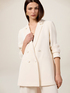 Blazer crois&eacute; en tissu cr&ecirc;pe image number 4