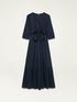 Long poplin dress image number 4