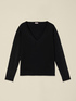 Pull m&eacute;lange viscose col en V image number 3