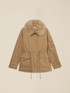 Gef&uuml;tterte Parka mit Pelzkragen image number 4