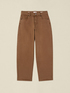 Pantaloni barrel din amestec de bumbac și lyocell image number 4