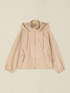 Parka veste en m&eacute;lange de coton avec capuche image number 3