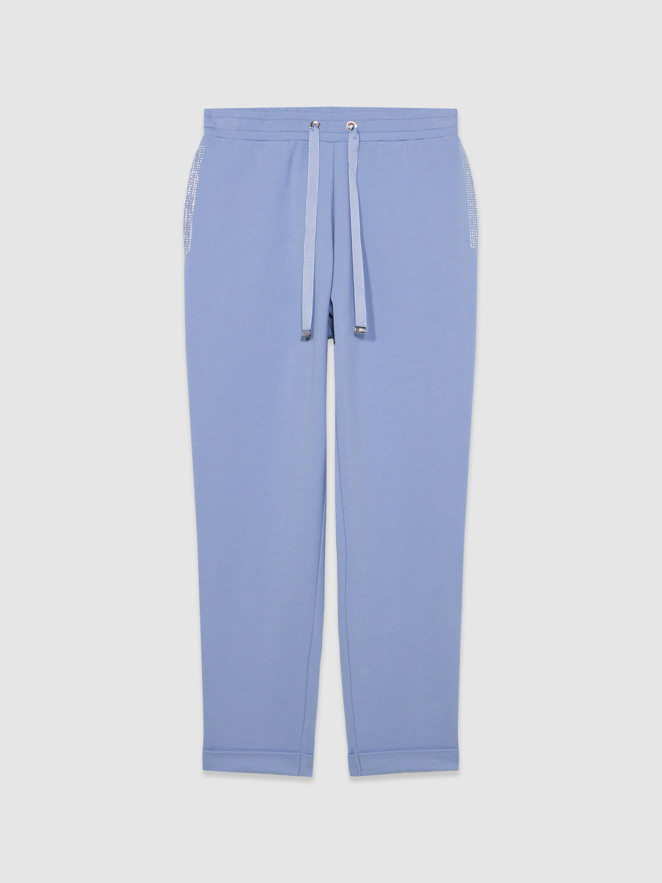 Fleece joggers with rhinestones image number 4