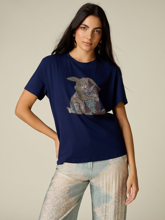 T-Shirt mit Applikationen