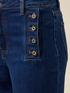 Wide-leg jeans with decorative buttons image number 2