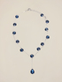Collana con pietre blu image number 1