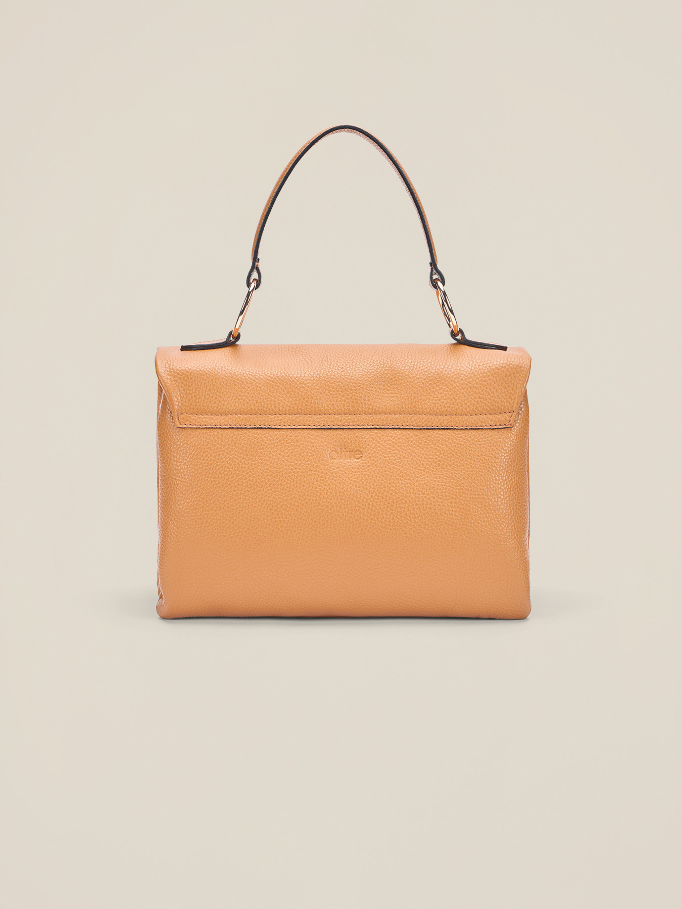 Borsa satchel in vera pelle image number 5