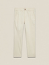 Cigarette pants in lyocell blend fabric image number 4