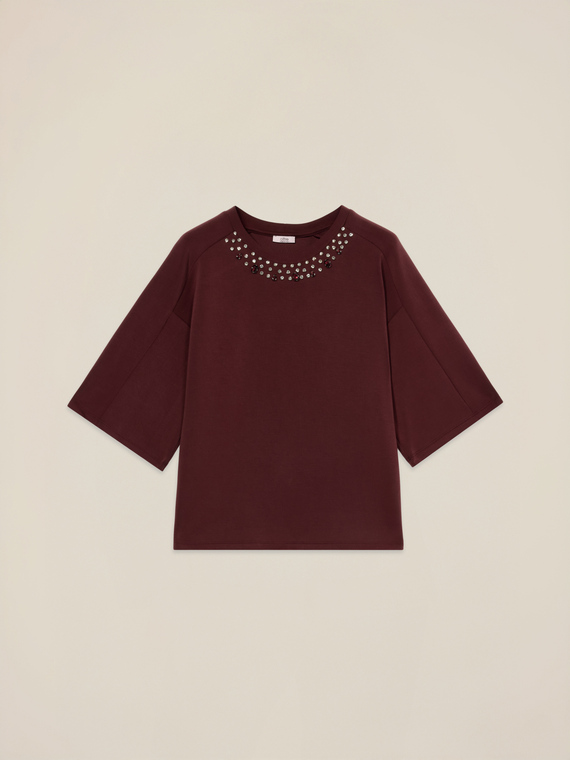 Sweat-shirt oversize avec boutons-pression