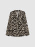 Viscose animal print blouse image number 4