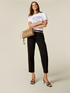 Cotton blend chino trousers image number 0
