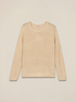 Pull col rond en lurex avec boutons au dos image number 3