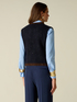 Boucl&eacute; gilet with jewel buttons image number 1