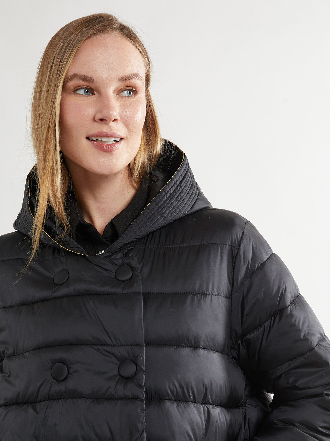 Piumino doppiopetto ad A image number 2